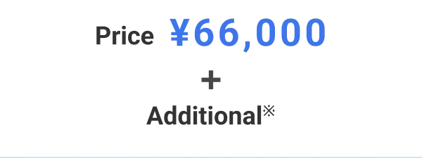 Price ¥66,000 +Additional※